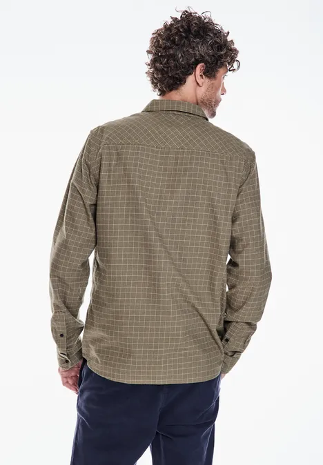 Softes gemustertes Hemd cosy beige