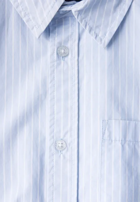 Slim Fit Stretch-Hemd soft blue