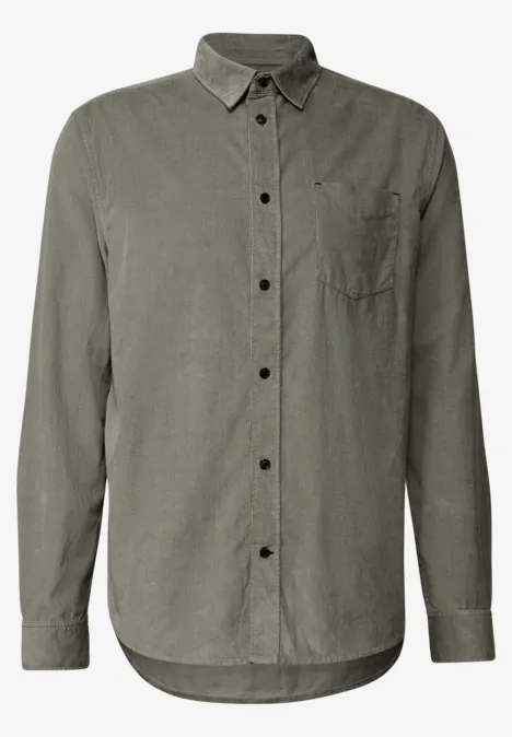 Chemise en velours côtelé doux light green