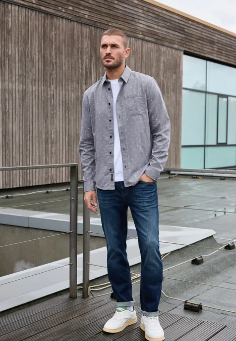 Chemise Herringbone à motifs null