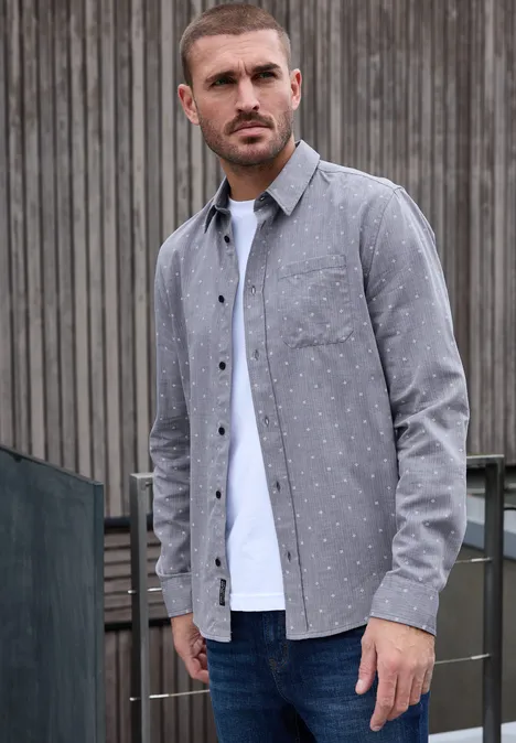Chemise Herringbone à motifs null