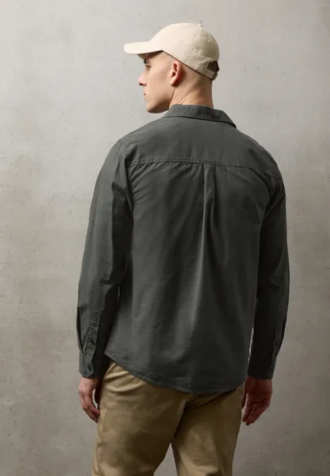 Two-Tone Hemd oil grey