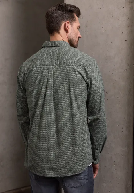 Popeline Hemd dusty mint