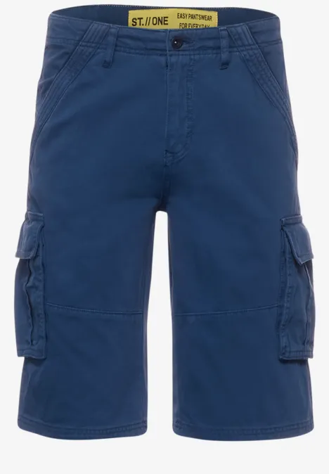 Regular Fit Cargoshorts indigo blue