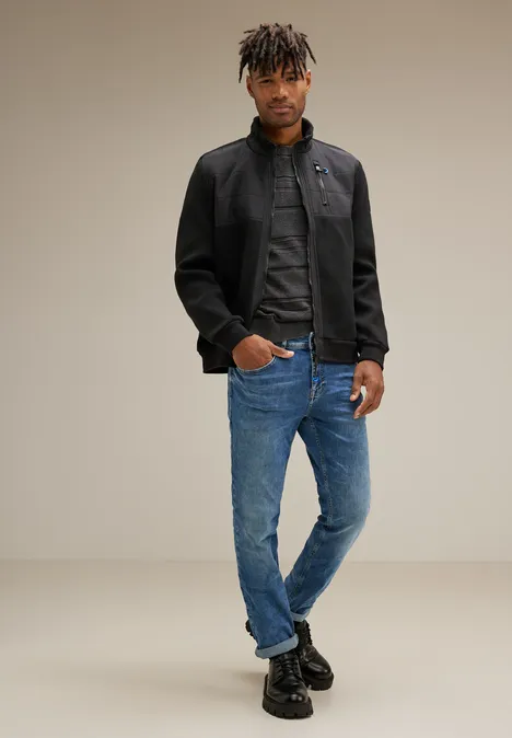 Regular Fit Jeans mid blue havy random wash