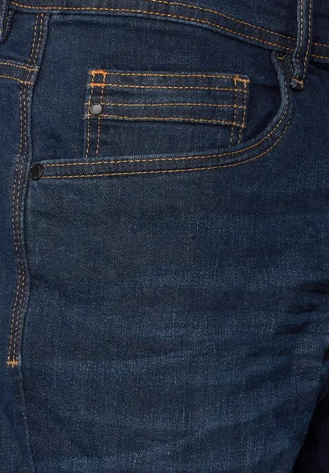 Jean coupe droite indigo blue rinsed wash Jean coupe droite indigo blue rinsed wash