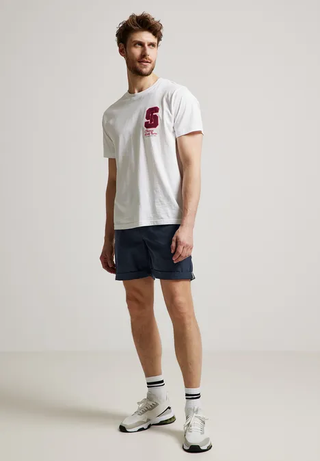 Regular Fit Chinoshorts deep sea blue
