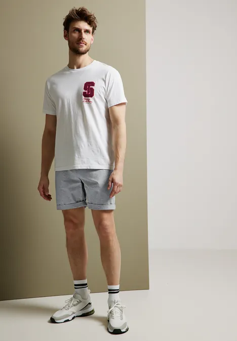 Regular Fit Chinoshorts cool grey