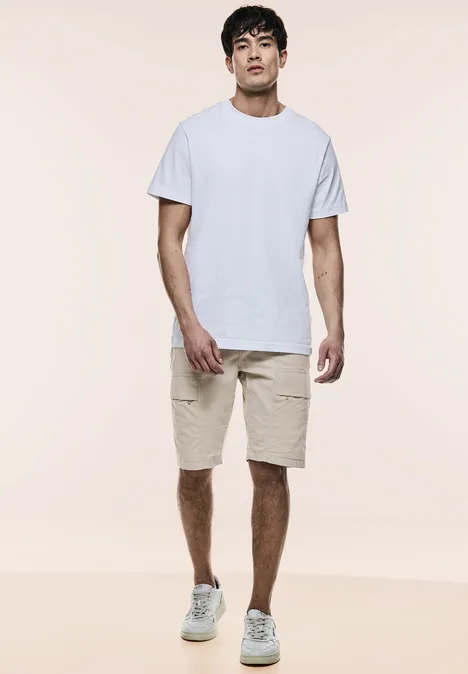 Short cargo coupe décontractée light sand beige