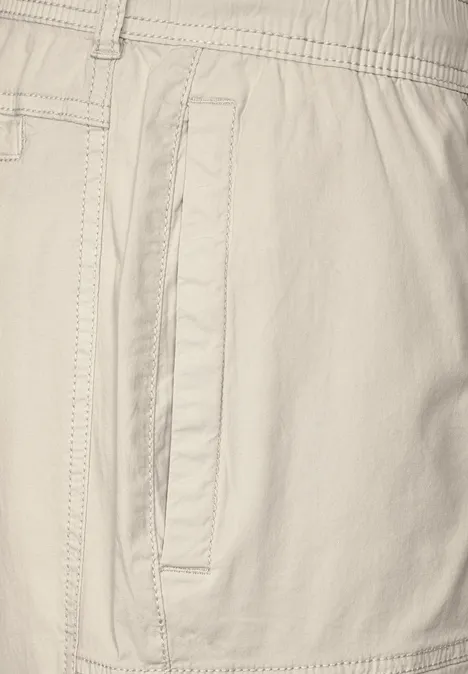 Short cargo coupe décontractée light sand beige