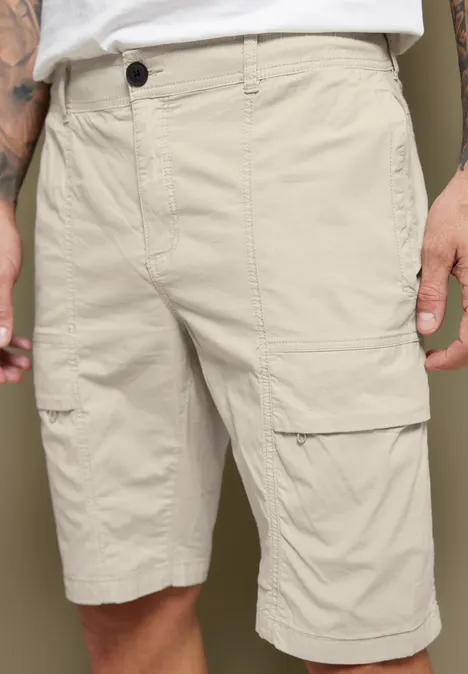 Short cargo coupe décontractée light sand beige