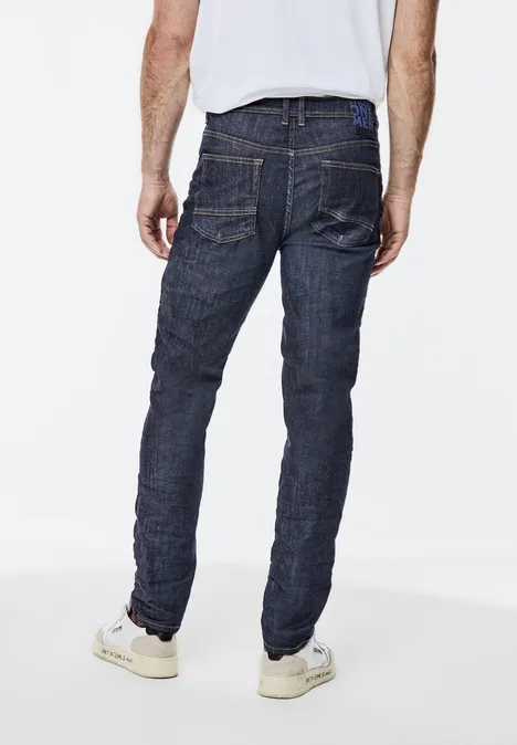 Slim Fit rinsed Jeans dark blue rinsed wash
