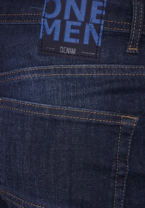 Slim Fit rinsed Jeans dark blue rinsed wash