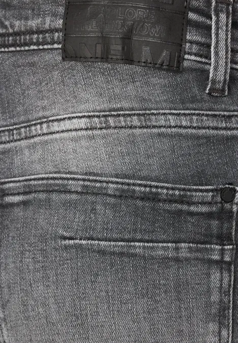 Graue Regular Fit Jeans mid grey wash