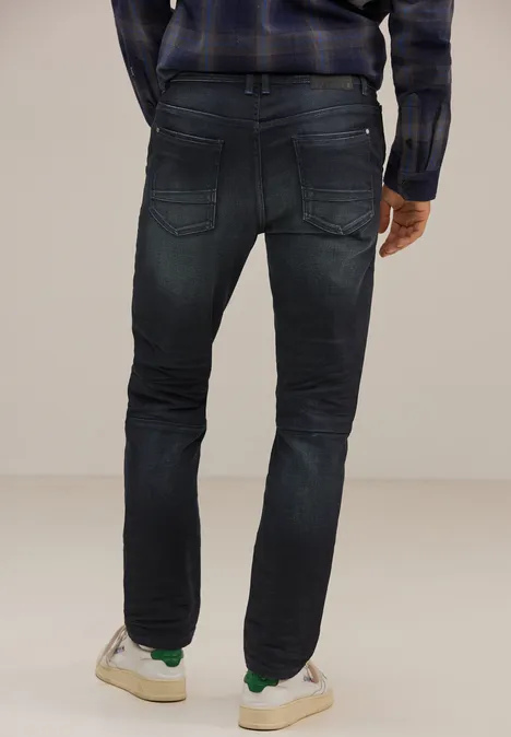 Regular Fit Jeans dark blue coated