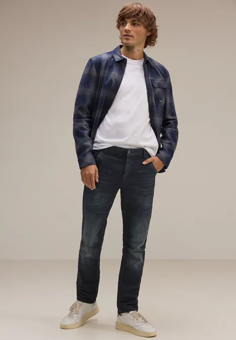 Regular Fit Jeans dark blue coated