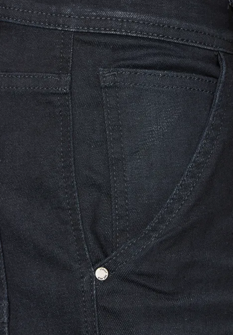 Regular Fit Jeans dark blue coated