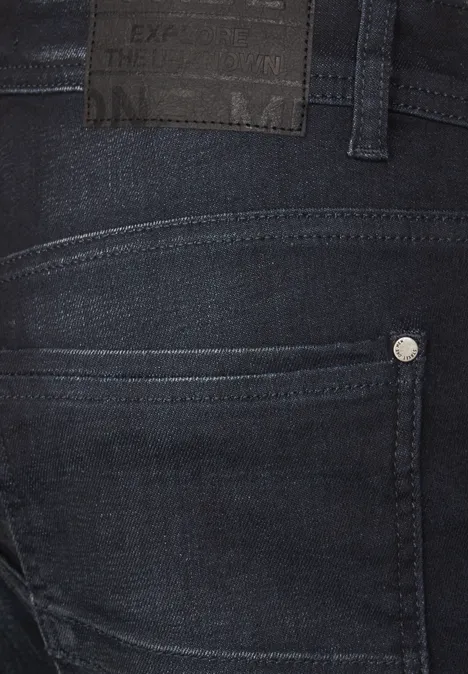 Regular Fit Jeans dark blue coated