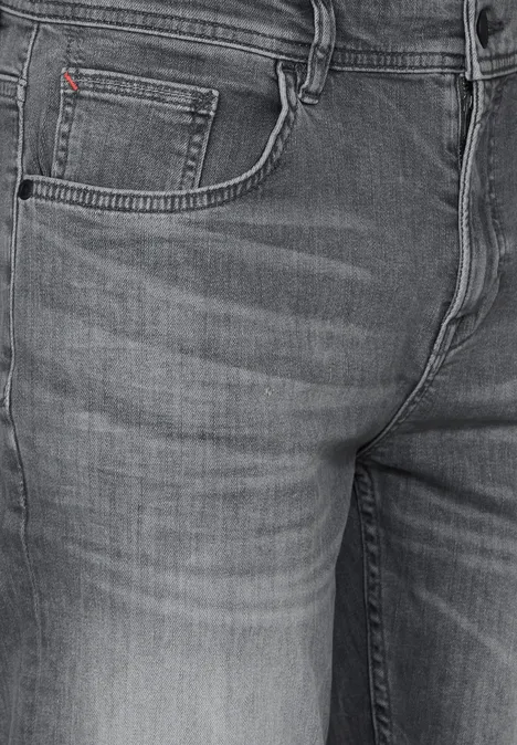 Graue Regular Fit Jeans mid grey wash