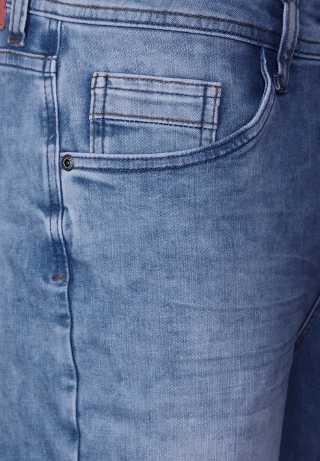 Jeansy Regular Fit Bleached light blue wash
