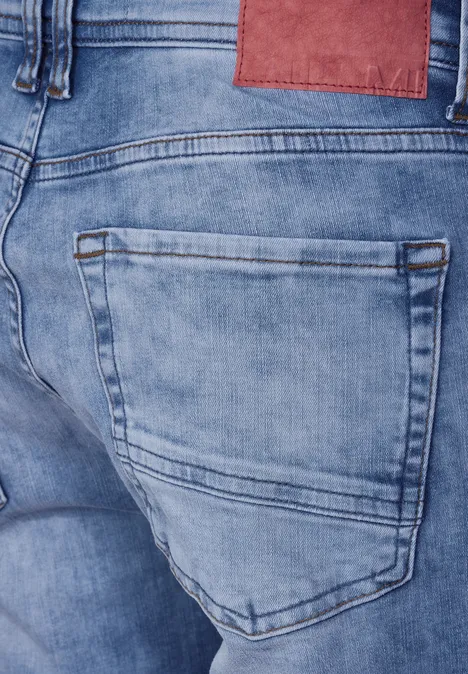 Jeansy Regular Fit Bleached light blue wash