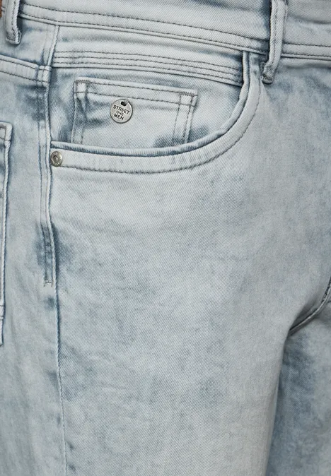 Jeans im Regular Fit iced grey random wash