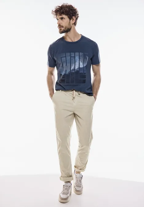 Chino léger en coton sandy shore