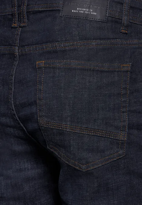 Jeans im Slim Fit dark blue rinsed wash