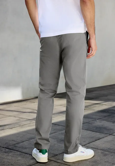 Klassieke chino steel grey