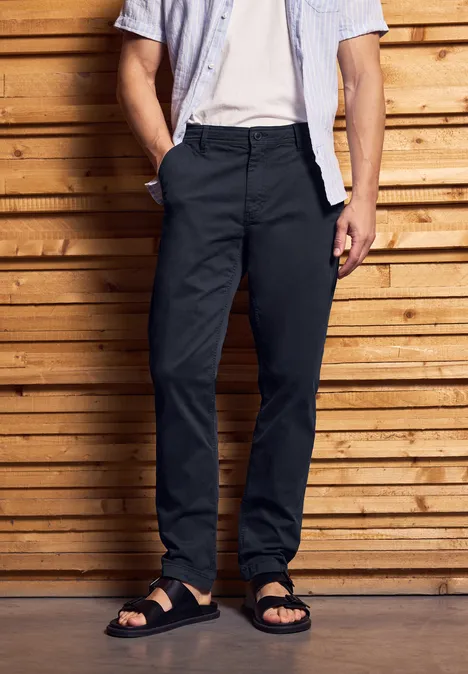Klassieke chino night blue