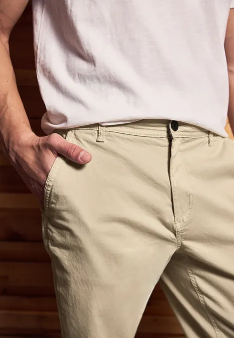 Klassieke chino sandstone beige
