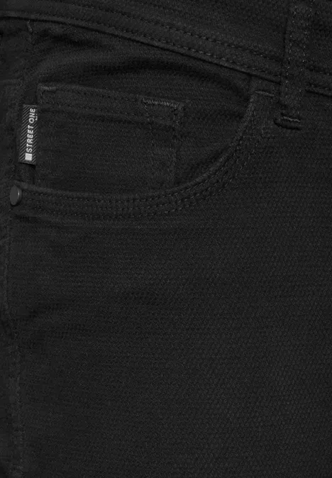 Pantalon structuré Black