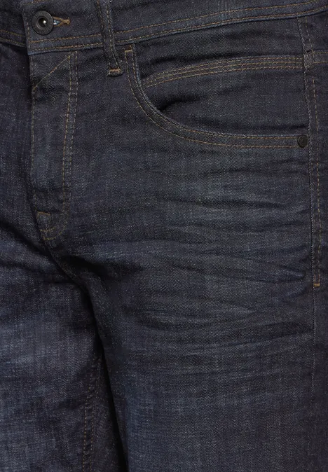 Jeansy o kroju Regular Fit dark blue rinsed wash