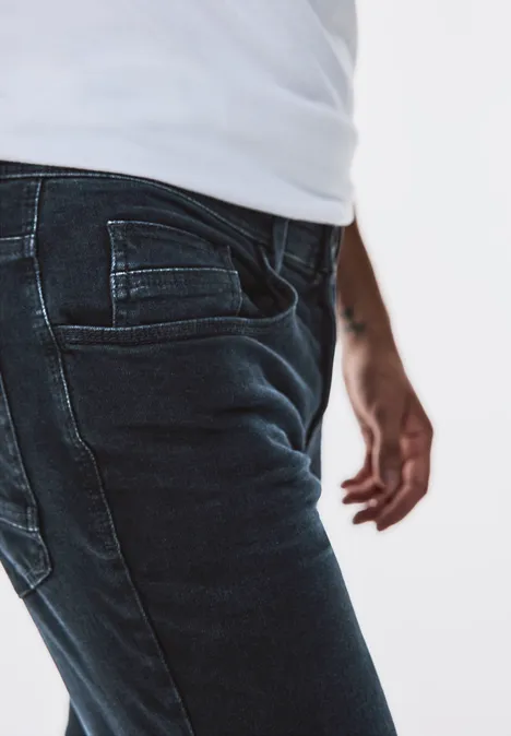 Jeans à la coupe skinny blue overdyed black