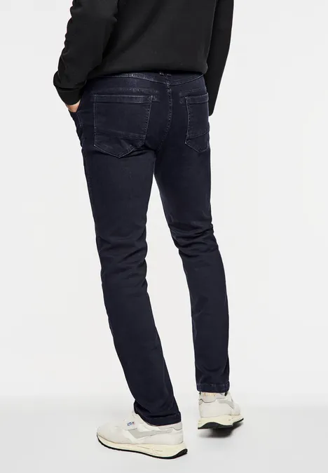Jeansy o kroju Regular Fit blue overdyed black
