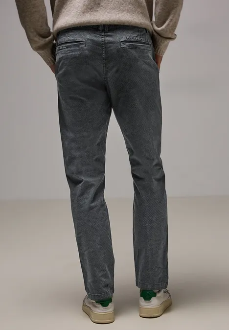Pantalon chino à la coupe régulière heavy grey