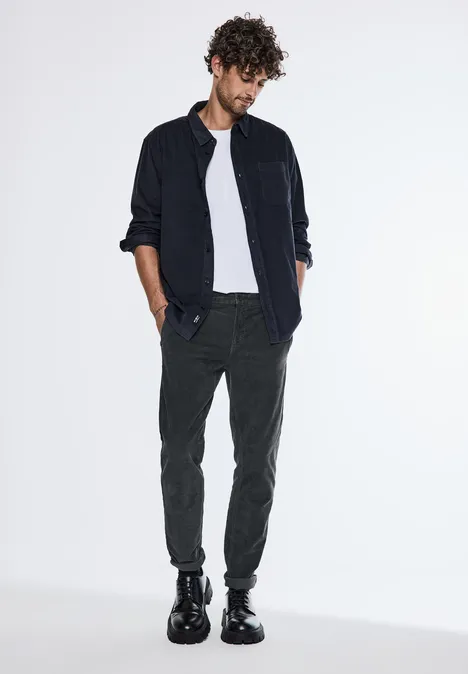 Koord chino graphite grey