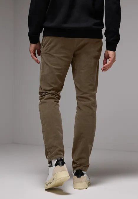 Koord chino mocha brown