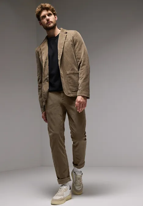 Koord chino mocha brown