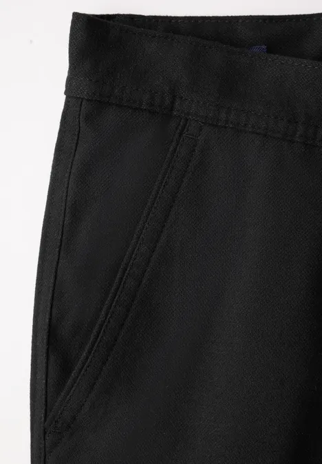 Chino en laine Black