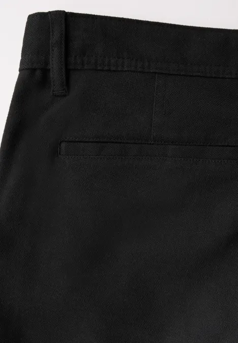 Chino en laine Black