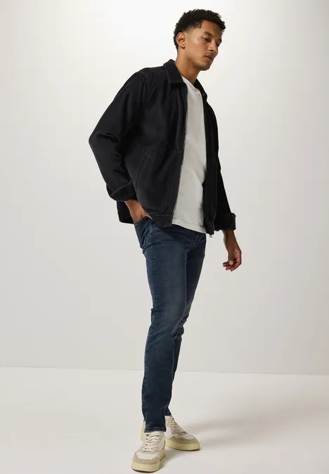 Jeansy Slim Fit blue overdyed black