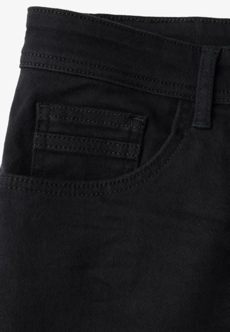 Jeansy o kroju Regular Fit clean black