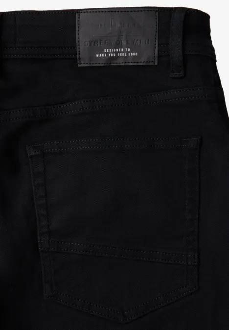 Jeansy o kroju Regular Fit clean black