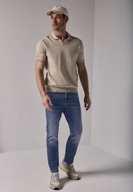 Jeans im Slim Fit indigo blue random wash