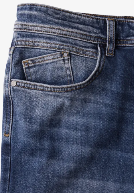 Jeans im Slim Fit indigo blue random wash