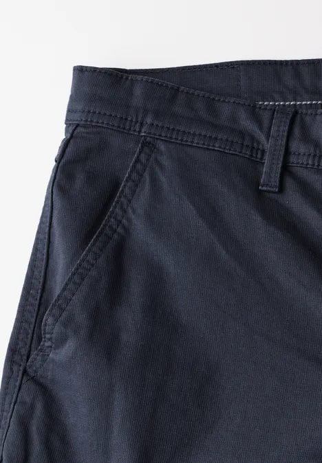 Relaxed gesneden cargo broek night blue