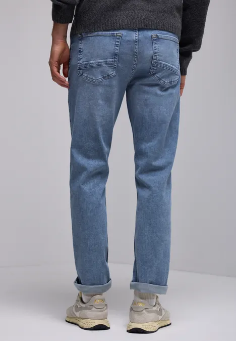 Jeansy Bleached light blue wash