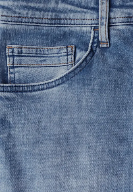 Jeansy Bleached light blue wash