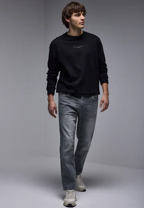 Jeansy o kroju Regular Fit ice grey wash